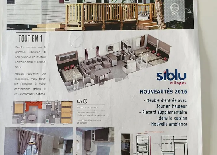 Mobil-home Intuition 8p Campingplatz Saint-Jean-de-Monts